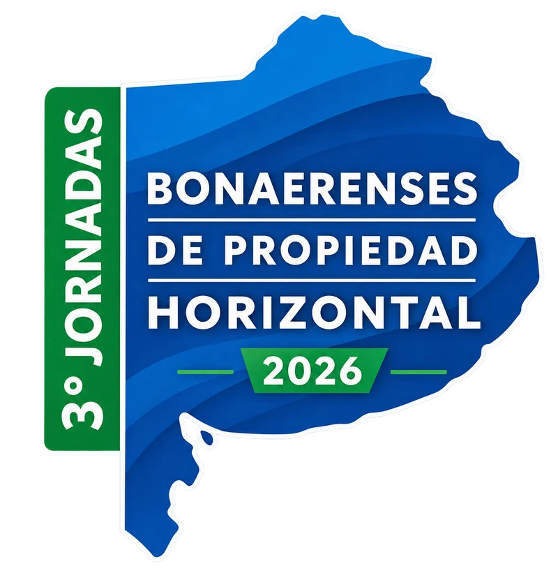 Logo de las 3° Jornadas Bonaerenses de Propiedad Horizontal 2026